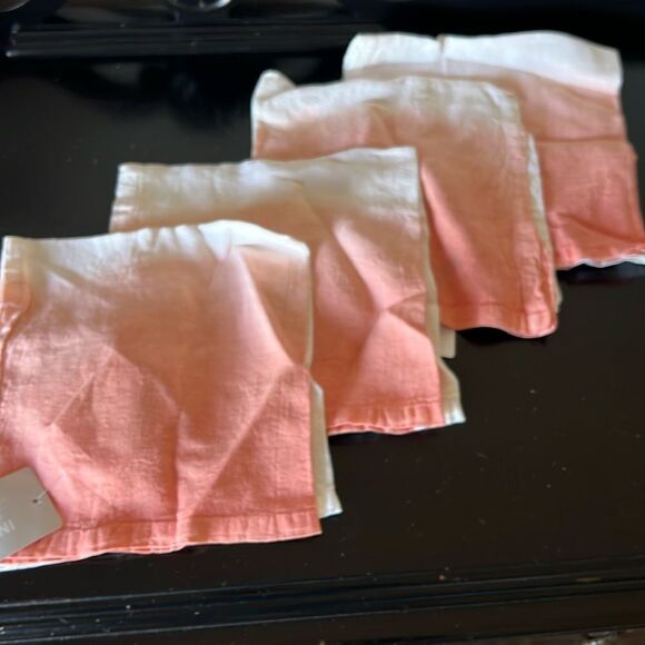 POTTERY BARN Stevie Ombré Napkins (4) - Picture 1 of 5